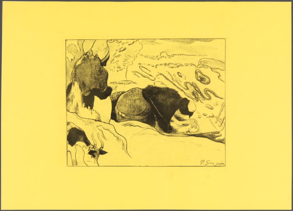 Washerwomen, from the Volpini Suite- Dessins lithographiques MET DP281875