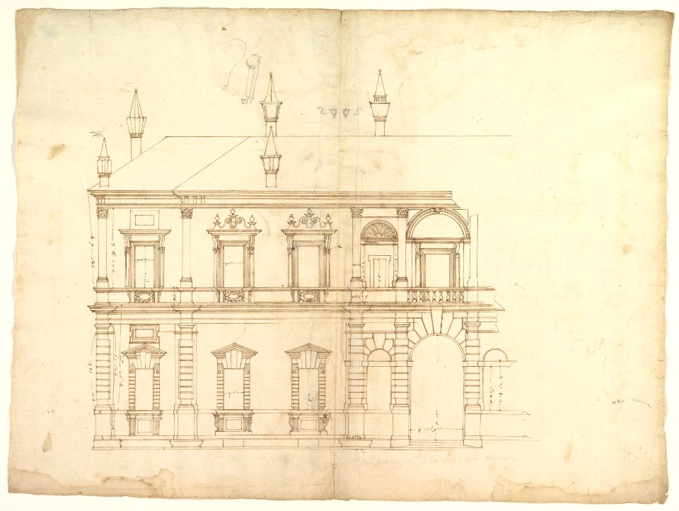 Villa Giulia, Casino, elevation MET DP819314