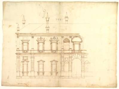 Villa Giulia, Casino, elevation MET DP819314