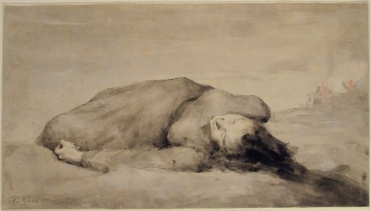 War Scene (A Female Casualty) MET 1994.228