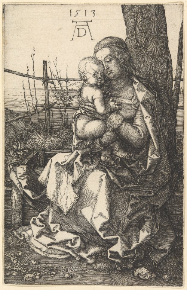Virgin and Child Seated by a Tree MET DP215650