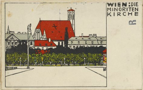 Vienna- Minorite Church (Wien- Die Minoriten Kirche) MET DP844339. Free illustration for personal and commercial use.