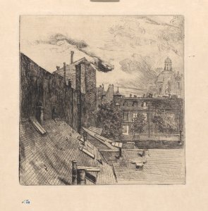 View from the Artist's Window, rue Culture-Sainte-Catherine Met DP886874