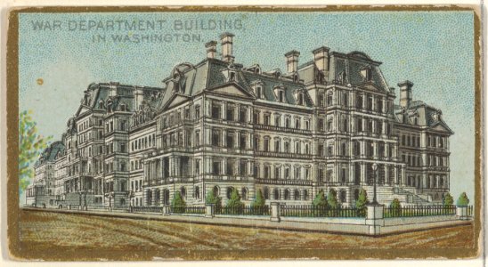 War Department Building in Washington, from the General Government and State Capitol Buildings series (N14) for Allen & Ginter Cigarettes Brands MET DP834711