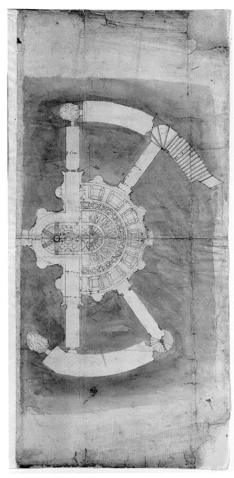 Villa Giulia, plan (composite) MET sf49 92 73r-MM33691