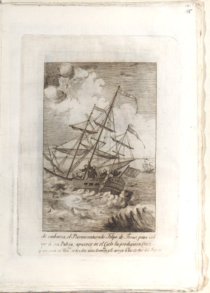 Vida de Felipe de Jesus protomartir de Japón y patrón de su patria México Met DP886542