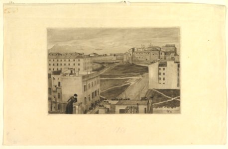 View from the Artist's Studio Window, Rome MET DP822936