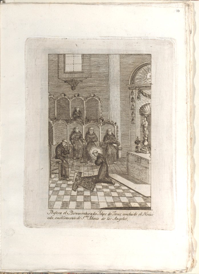 Vida de Felipe de Jesus protomartir de Japón y patrón de su patria México Met DP886537