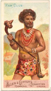 War Club, from the Arms of All Nations series (N3) for Allen & Ginter Cigarettes Brands MET DP828674