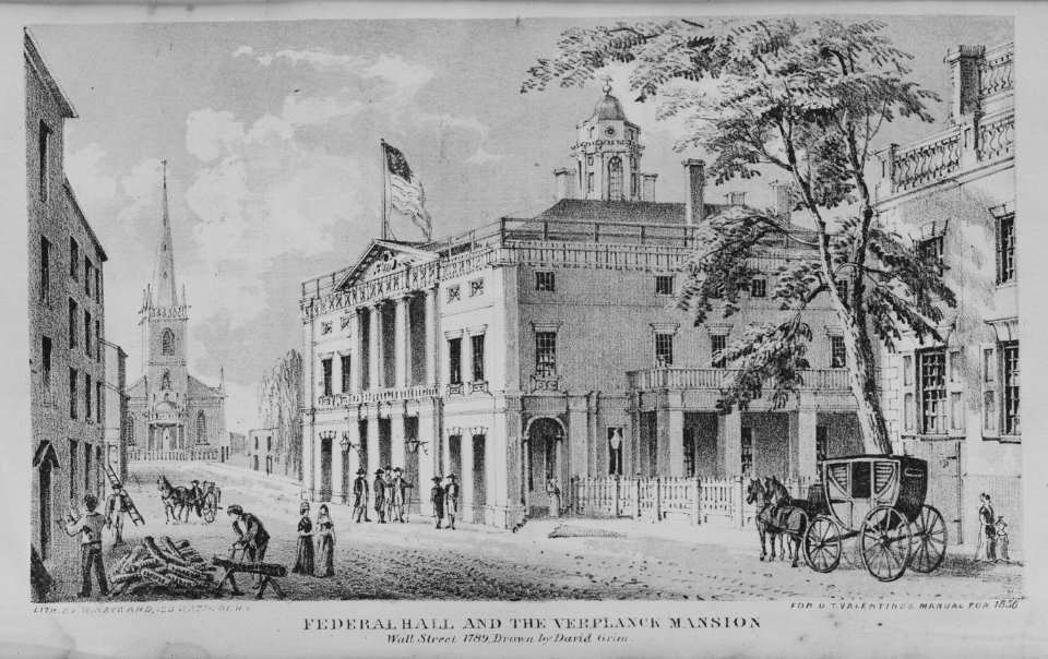 Wall Street 1789 - Federal Hall and the Verplanck Mansion MET MM10262 (cropped)