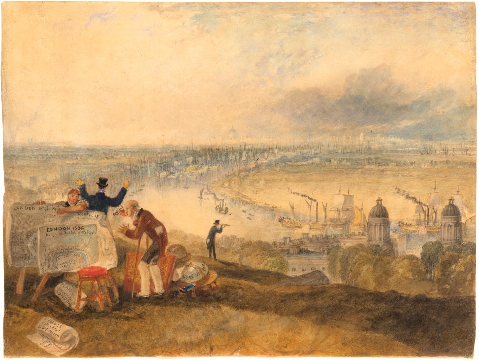 View of London from Greenwich MET DT996