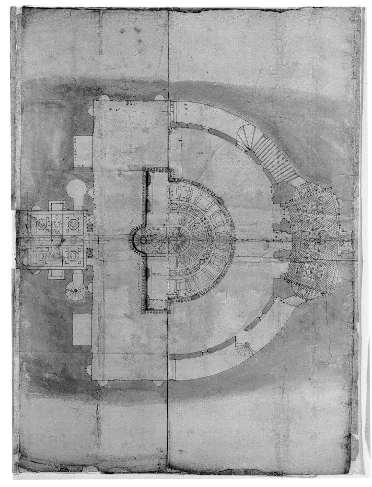 Villa Giulia, plan (composite) MET sf49 92 73r-MM33690