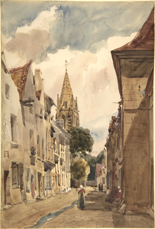 View of Issy (A Street in Issy-les-Moulineaux, Seine) MET DP800799