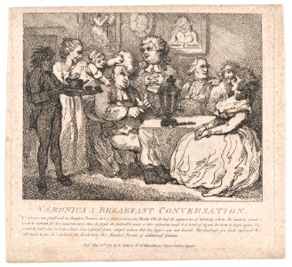 Veronica, a Breakfast Conversation (Picturesque Beauties of Boswell, Part the First) MET DP871873