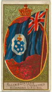 Victoria, from Flags of All Nations, Series 2 (N10) for Allen & Ginter Cigarettes Brands MET DP841404
