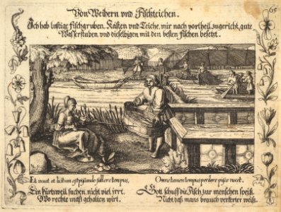 Von Weihern und Fischteichen, illustration from Petrarch, Glück und Unglück Spiegel, figure 65 MET DP828512