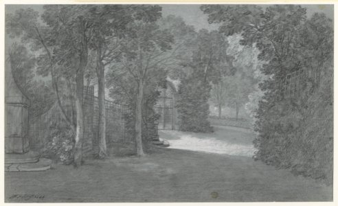 View in the Gardens of Arcueil MET DP217763