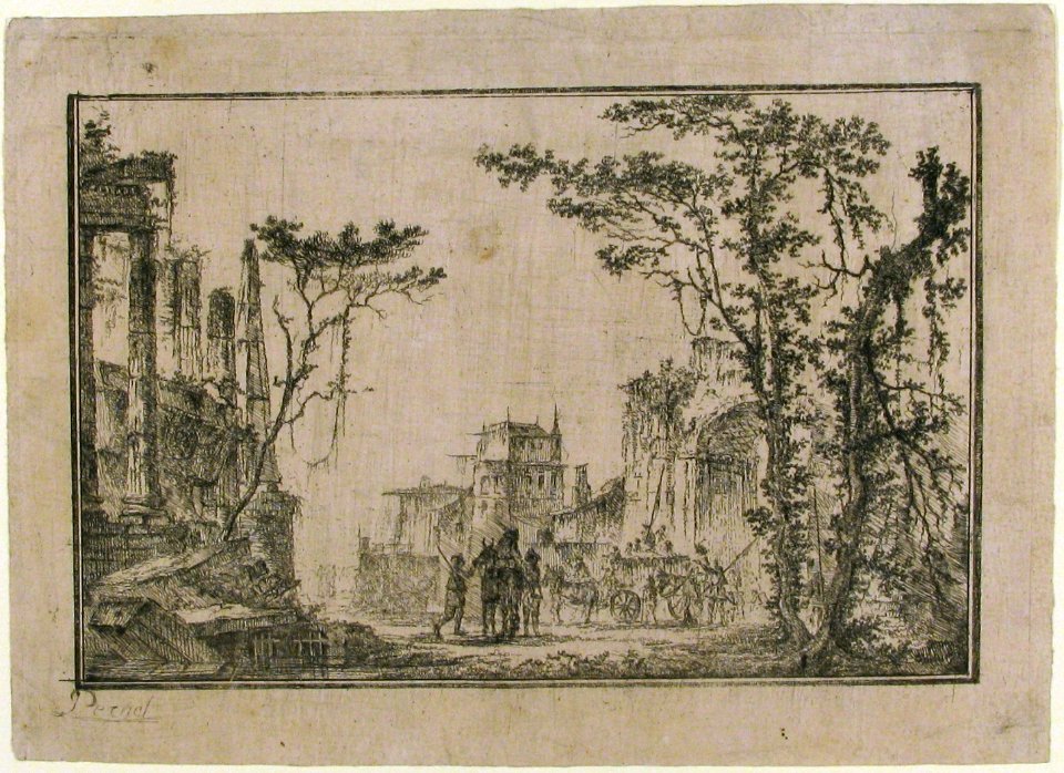 View of Imaginary Architectural Ruins MET 1984.1092