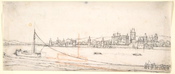 View of Lahnstein on the River Rhine MET DP802935