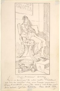 Vestal Maiden Asleep in a Chair MET DP807387