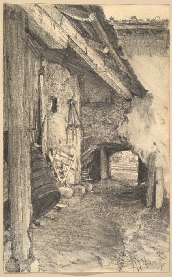 View into a Courtyard MET DP827273