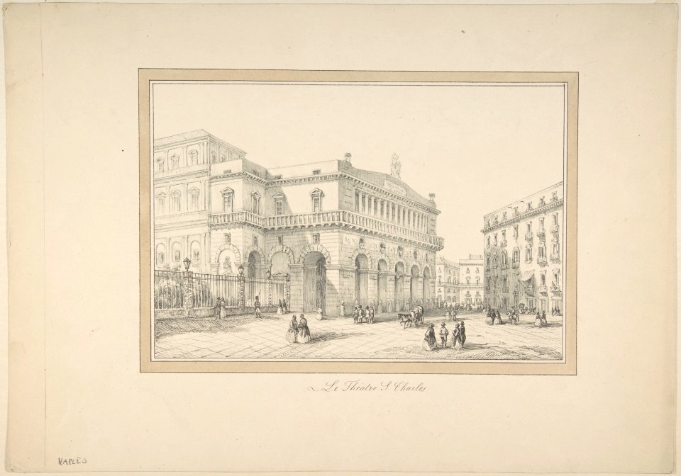 View of Naples- Teatro San Carlos MET DP809091