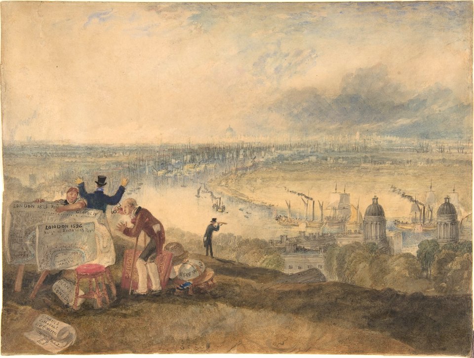 View of London from Greenwich MET DP805108