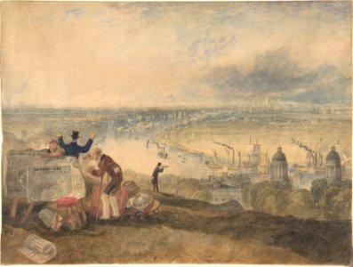View of London from Greenwich MET DP805108