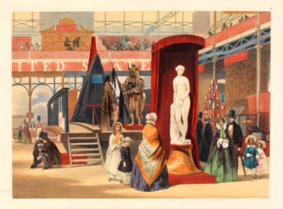 View in the East Nave (The Greek Slave, by Power -sic-; from Recollections of the Great Exhibition) MET DP328448