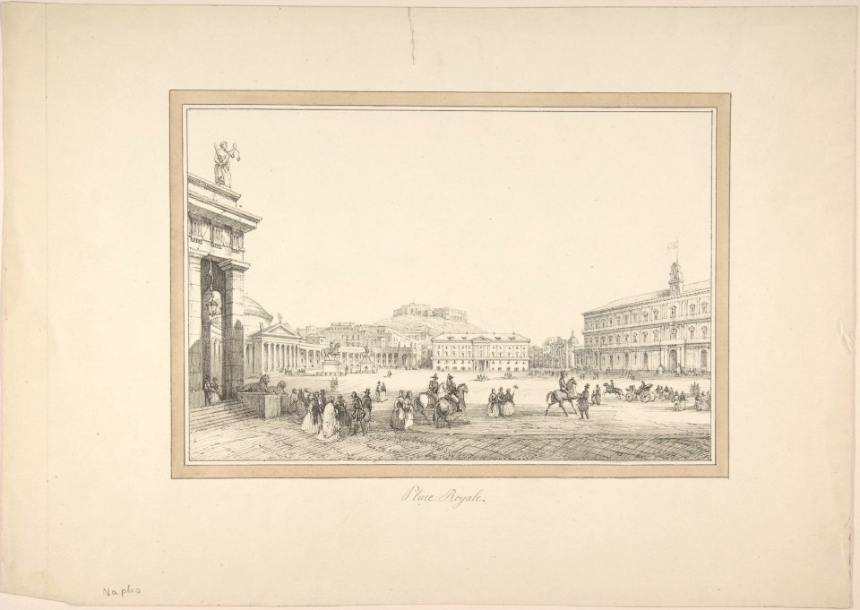 View of Naples- Place Royale MET DP809089