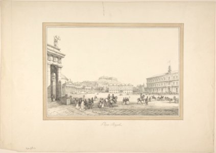 View of Naples- Place Royale MET DP809089