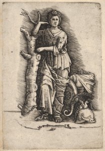 Victory or Minerva, helmet on the groud to the right MET DP832795
