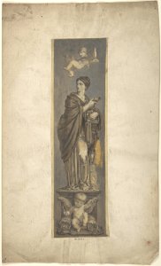 Wall Decoration with Allegorical Figure of Riches MET DP806275