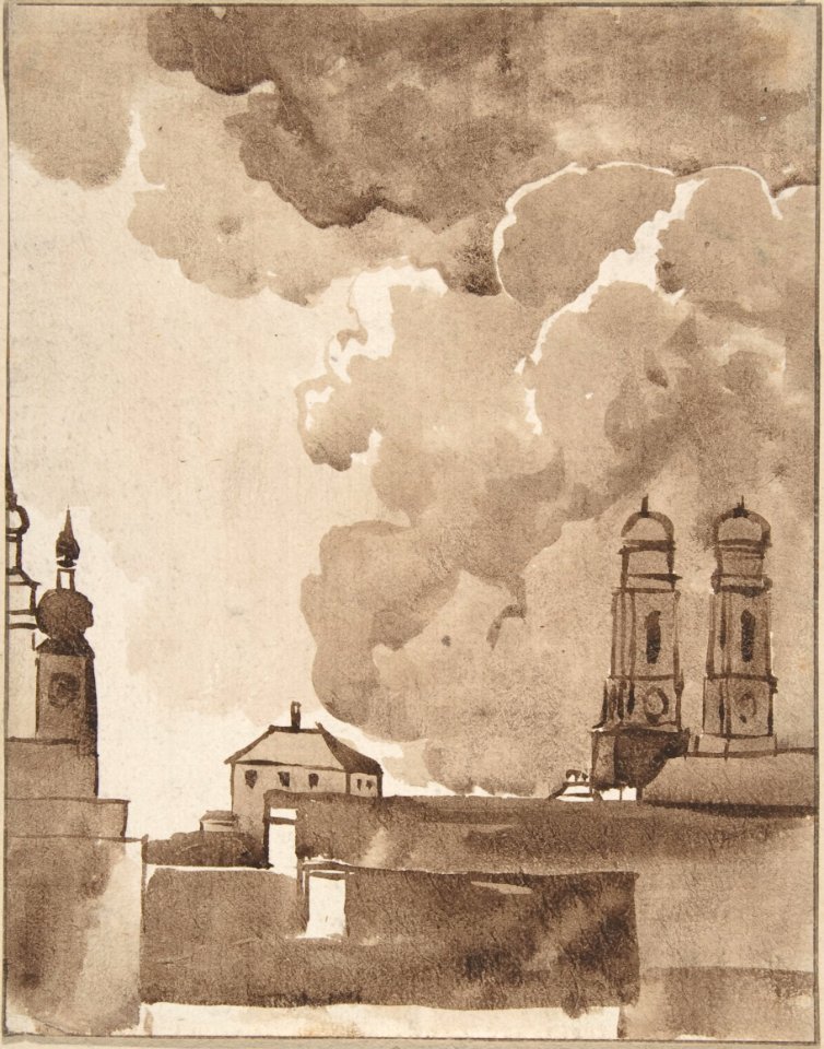 View of Munich with Marienkirche on right MET DP810287
