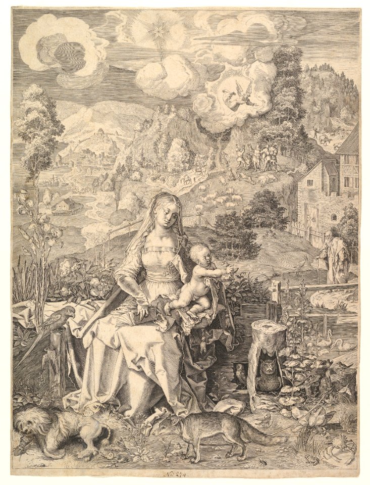 Virgin and Child in a Landscape MET DP820409