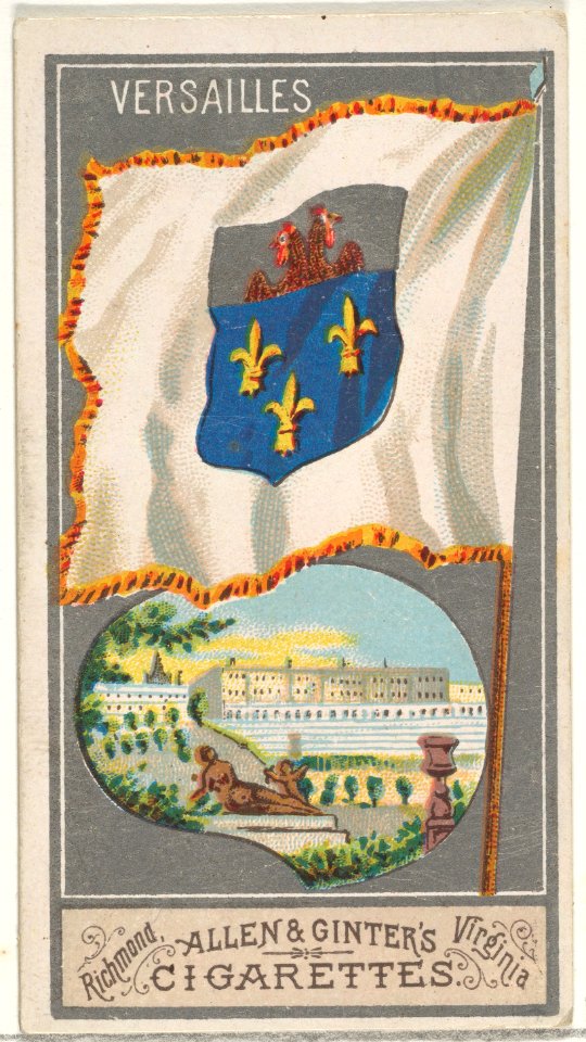 Versailles, from the City Flags series (N6) for Allen & Ginter Cigarettes Brands MET DP829246