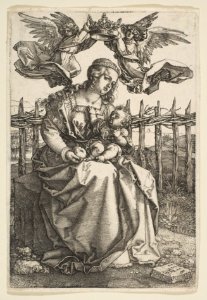 Virgin and Child Crowned by Two Angels MET DP815893