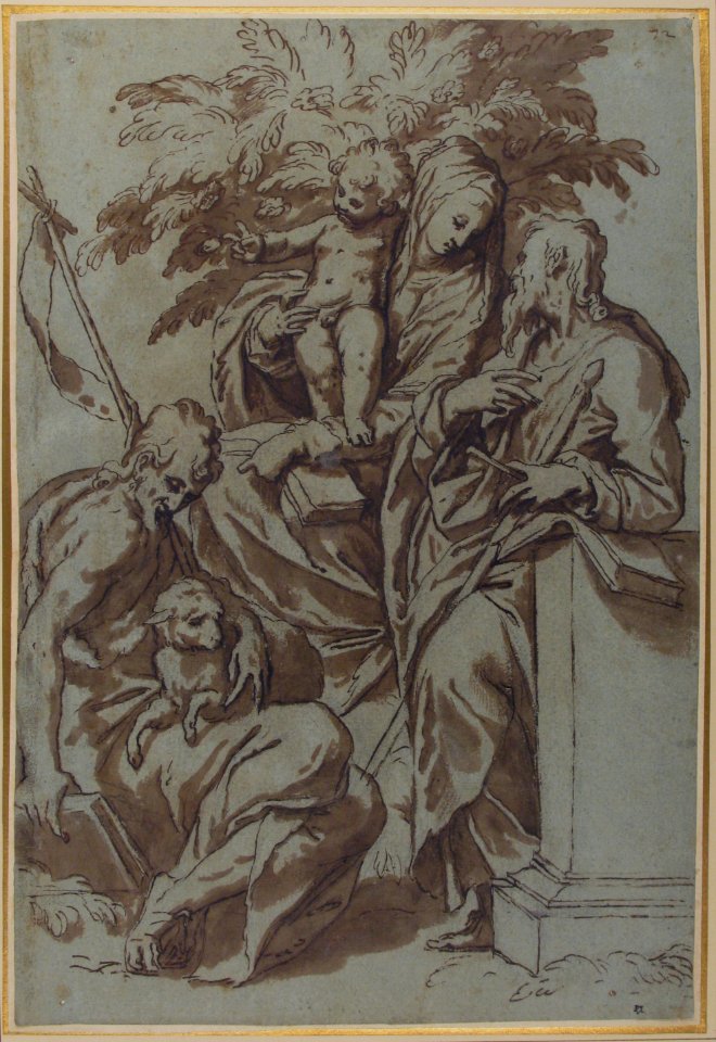 Virgin and Child with Saint John the Baptist and Saint Paul MET 62.132.1