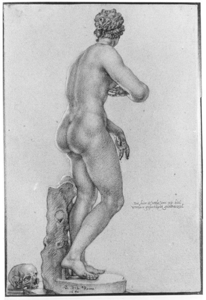 Venus de' Medici; view from the back MET 180749