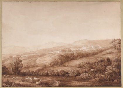 View of Marino in the Alban Hills Met DP888829. Free illustration for personal and commercial use.