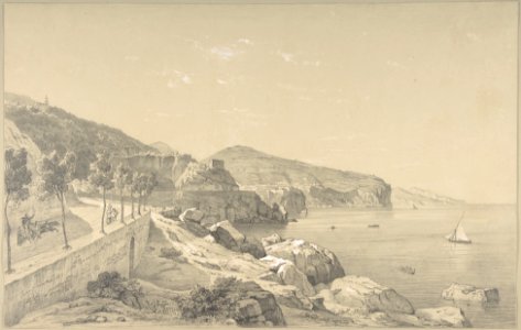 View of the Coast of Sorrento Near Vico MET DP804315