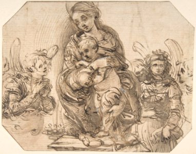 Virgin and Child Attended by Angels. MET DP810259