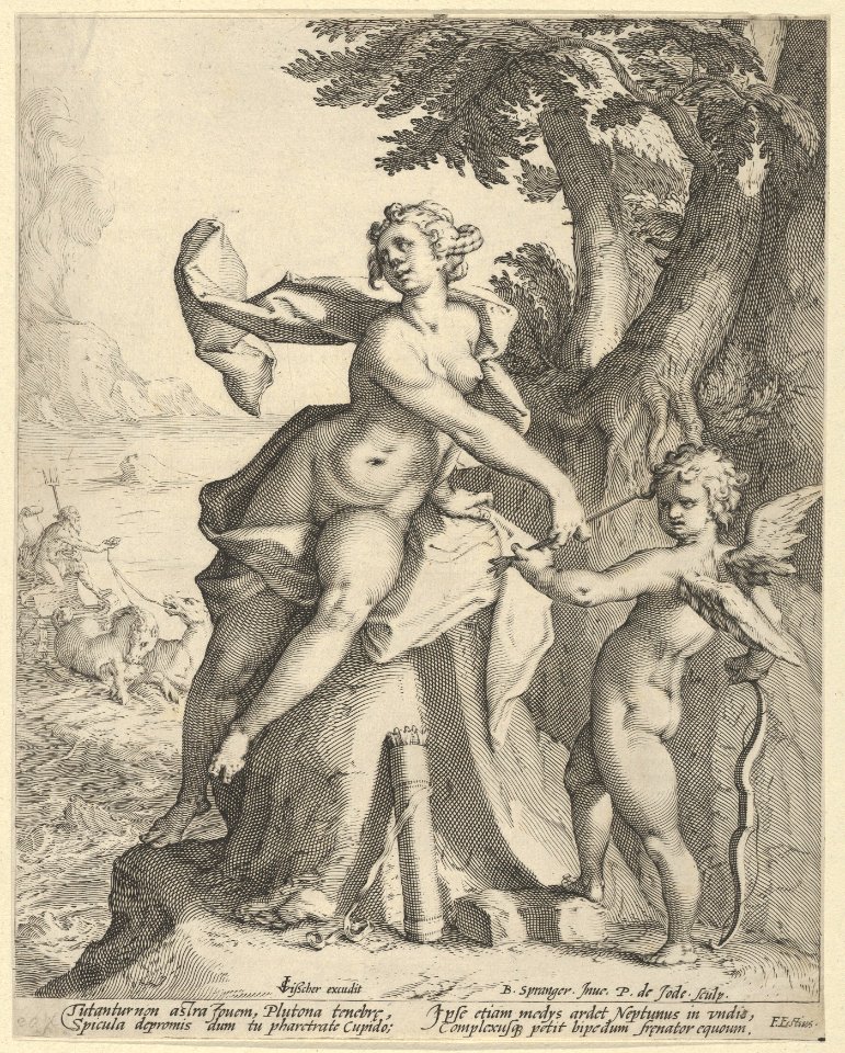 Venus Commanding Cupid to Shoot his Arrow at Pluto MET DP836852