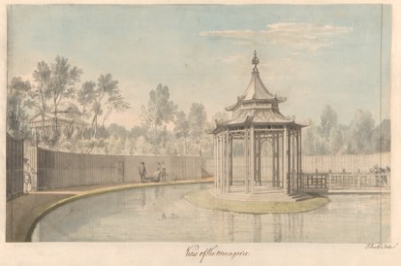View of the Menagerie at Kew MET DP862735