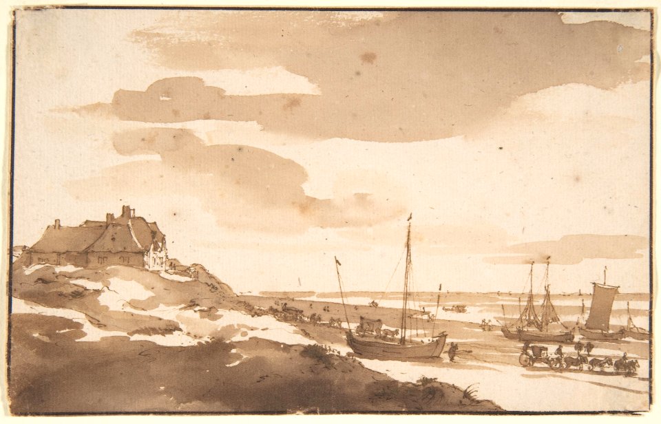 View of the Dunes at Scheveningen MET DP800107