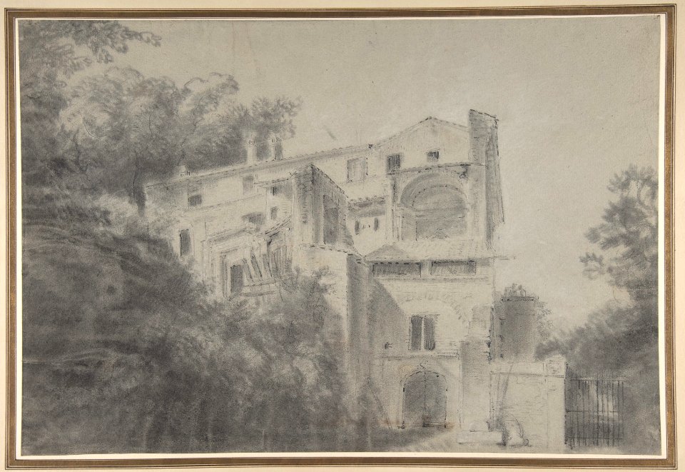 View of the Palazza Madama, Rome (?) MET DP809676