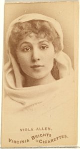 Viola Allen, from the Actors and Actresses series (N45, Type 1) for Virginia Brights Cigarettes MET DP828870. Free illustration for personal and commercial use.