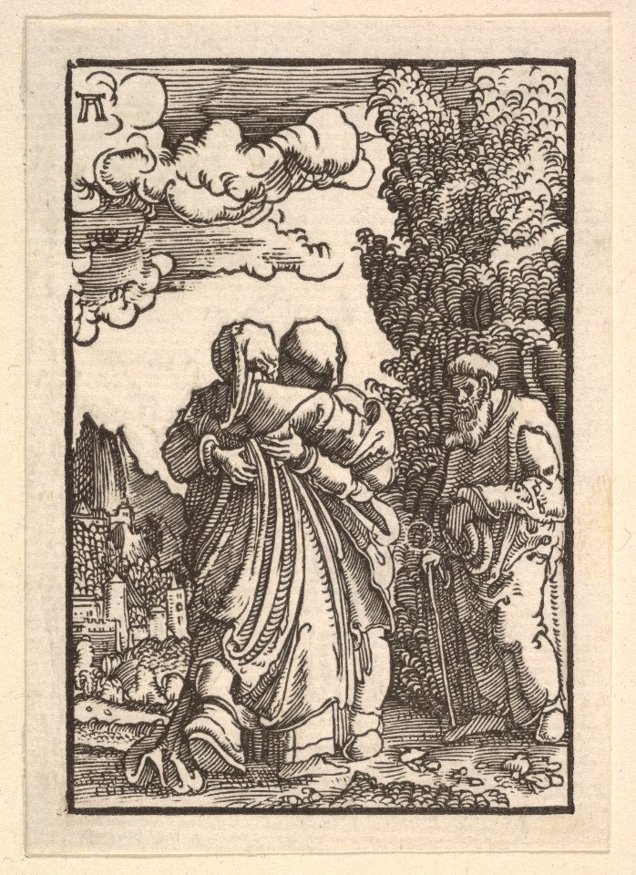 Visitation, from The Fall and Salvation of Mankind Through the Life and Passion of Christ MET DP832957