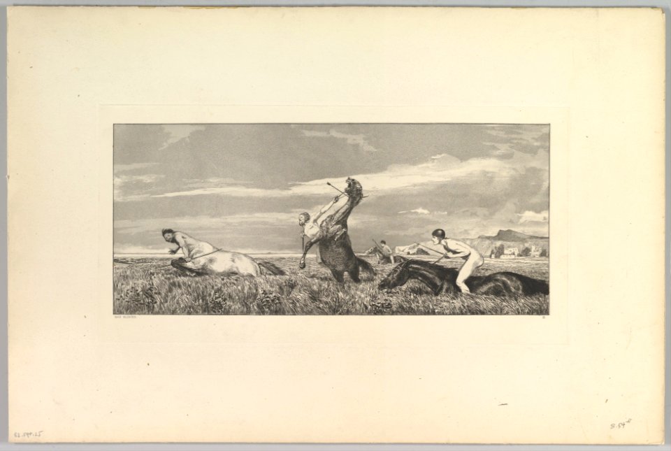 Verfolgter Centaur, from the series Intermezzi MET DP822949
