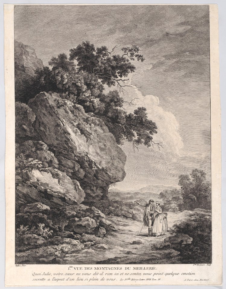 View of the Meillerie Mountains Met DP887971